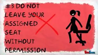 Ms. Muride's classroom rules