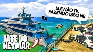 DEI FUGA USANDO O IATE DO NEYMAR NO GTA RP