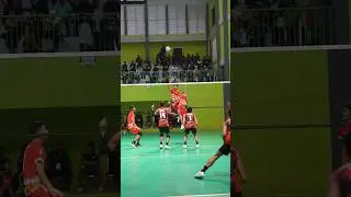 Lampung mempersulit jakarta saat main voli #volleyball