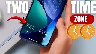 How To Add Two Country Time Zone in iPhone ( Amazing ) | How To Add Two Clock On iPhone Lock Screen