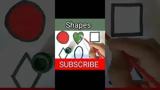 Shapes For Kids I Learn Colors,shapes drawing I 2d shapes, preschool education