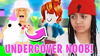 Я работал под прикрытием, как бедный нуб, в Adopt Me! Roblox