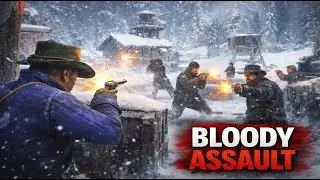 The Gang&rsquo;s First Brutal Attack in the Snow | RDR2