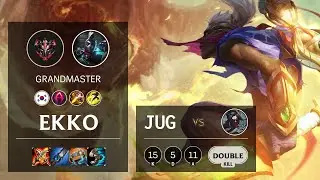 Ekko Jungle vs Kayn - KR Grandmaster Patch 10.16
