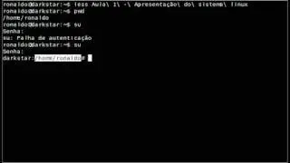 Aula 4 Linux - Usuários, Root, adduser, delluser, pwd, e passwd
