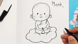 Monk || Easy Drawing