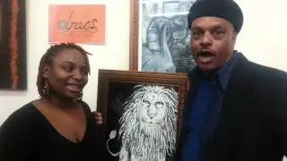 Andrea Slaughter with Tony Hogues promo