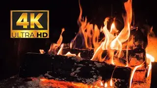 9.5 Hours of Cozy Fireplace 🔥 Realistic Crackling Fire | Relax, Sleep, Study, Warm Ambience