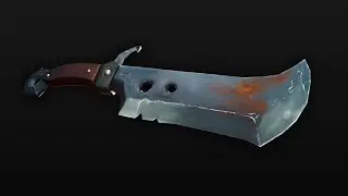 Stylized Knife WIP Time-lapse