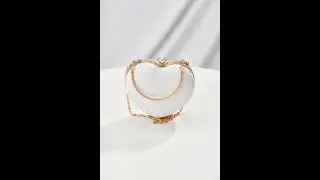 Girlmerry Stylish new three colors solid color heart shape pu lock buckle metal chain  IA001554