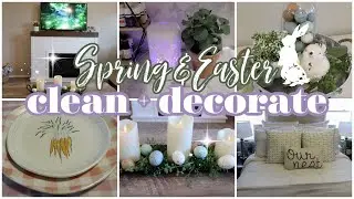 SPRING & EASTER CLEAN AND DECORATE WITH ME | EASTER DECOR | TARGET HAUL | RACHEL LEE