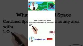 What is a confined space | Confined Space Entry | #shorts #shortsvideo #confinedspace #safetytips ||
