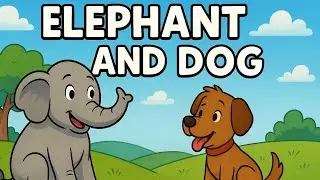 The story of  friendship between dog and elephant 