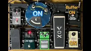 Providence SYSTEM TUNER(Buffer ON) & MXR Micro Amp & Lemon&Ginger Cashenuts Fuzz LTD Sound TEST
