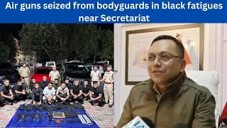 Shillong Police Arrests 13 People with Air Guns Outside Secretariat 