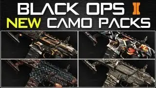 Black Ops 2 New Camo DLC! -Comic, Cyborg, Dragon, & Paladin Camos! (Minecraft Skyblock Gameplay)