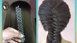 Easy  french  braid  hairstyle using  braiding  tool#Radhapujara#