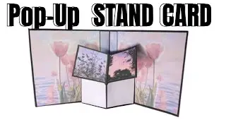 Pop-Up Surprise: DIY Book Stand Card| by crazycraftzXYZ