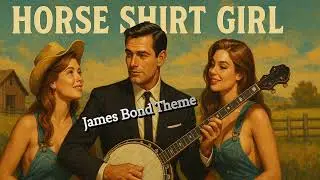007 Goes Bluegrass: James Bond Theme (AI Horse Shirt Girl Cover)