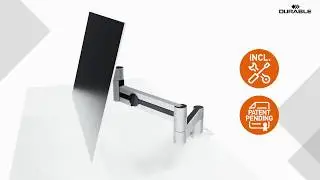 Durable Monitor Mount PRO Arm Through-Desk | DURABLE