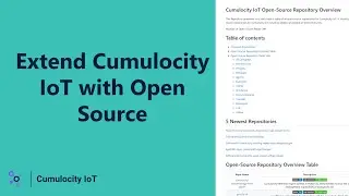 Extend Cumulocity IoT with Open Source