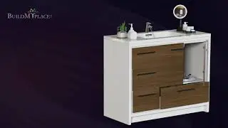Freestanding & Floating Bathroom Vanities with Sink | BuildMyPlace