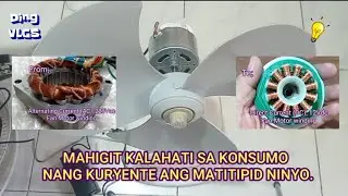 Electric fan AC to DC conversion 101. An energy saving tip.