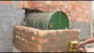 COMO FAZER UM FORNO A LENHA  ( TAMBOR )
