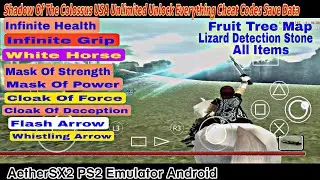 Shadow of the Colossus Ultimate Cheats Codes ||Unlock Everything aethersx2 emulator With Gameplay