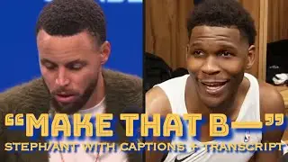 ANT EDWARDS texted STEPH CURRY about being ready on catch-&-shoot: &ldquo;gonna make that b&mdash; every time&rdquo;😂