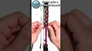 Amazing Paracord Bracelet Cobra and Half Hitch Knot Tutorial DIY