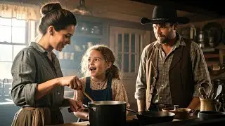 She Thought the Cowboy Hired Her to Cook—Until His Daughter Whispered, “You’re Family Now”