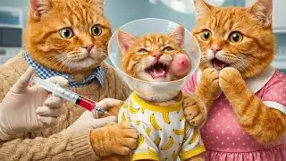 Mama Cat Rescues Her Kitten from a Crocodile&rsquo;s Jaws 😭 | Heart-Touching Emotional AI Animal Story