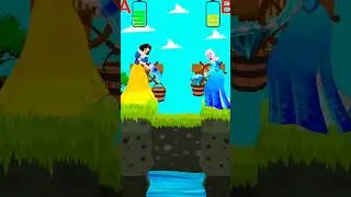 Good snowwhite Vs bad Elsa #shorts #trending #viralvideo #snowwhite