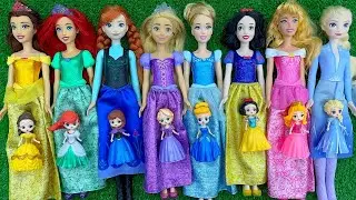 Cute Miniatures Disney Princess Frozen ELSA & Tinkerbell! #elsa #Nezha #shorts #satisfying #unboxing