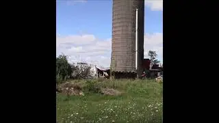 Concrete Grain Silo Crumbles DOWN! ( Back in  2019 )