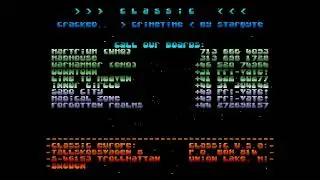 Amiga Cracktro Crime Time by Classic 1991