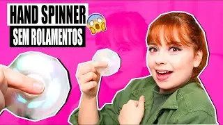 COMO FAZER HAND SPINNER EM CASA SEM ROLAMENTOS E SEM MOEDA