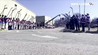 VIDEO NOW: Hockey stick salute to Matt Dennison