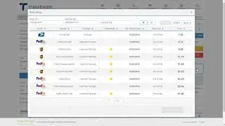 Transtream Desktop Shipping Overview