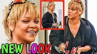 Rihanna Melts Hearts With Her Stunning New Short Blonde Hair Look In Santa Monica