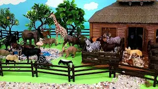 African Safari Animal Figurines - Learn Animal Names for Kids