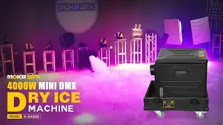 How to Use 4000W Mini DMX Dry Ice Fog Machine For Wedding?