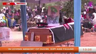 Brigadier Pascal Mara Kitiro tributes to family and friends of the late corporal Oliver Mwawasi.