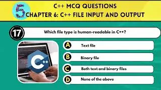C++ MCQ QUESTIONS | CHAPTER 6 || File Input and Output in C++ |Afaan Oromoo | Amharic #ExitExam