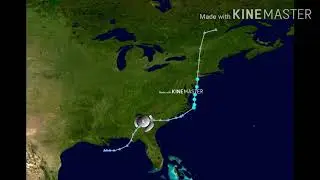 The Track of Tropical Storm Fay (2020)