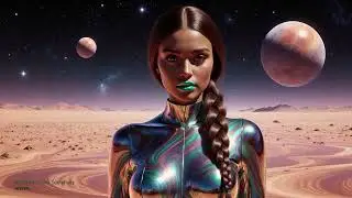 🌌 Meditation Ambient Trance Music | Relaxing Cosmic Soundscape & AI Art Lookbook 🌌