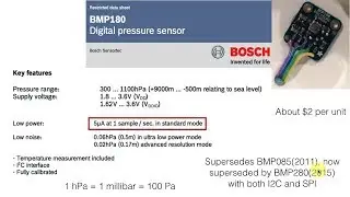 Digital Signals with BMP180 2