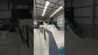 Board grab on mega ramp at grey stone skatepark !!