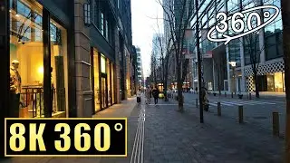 [8K 360&deg; VR video] Luxury Shopping Street, Tokyo, Japan【QooCam8K / 8K 360 degree camera】